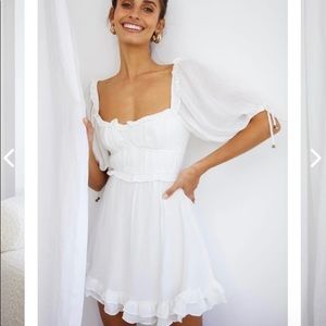 Selfie Leslie White Dress